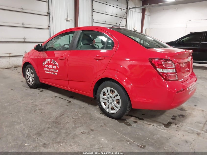 Vin: 1g1jb5sh3j4124068, lot: 45689601, chevrolet sonic ls auto 20183