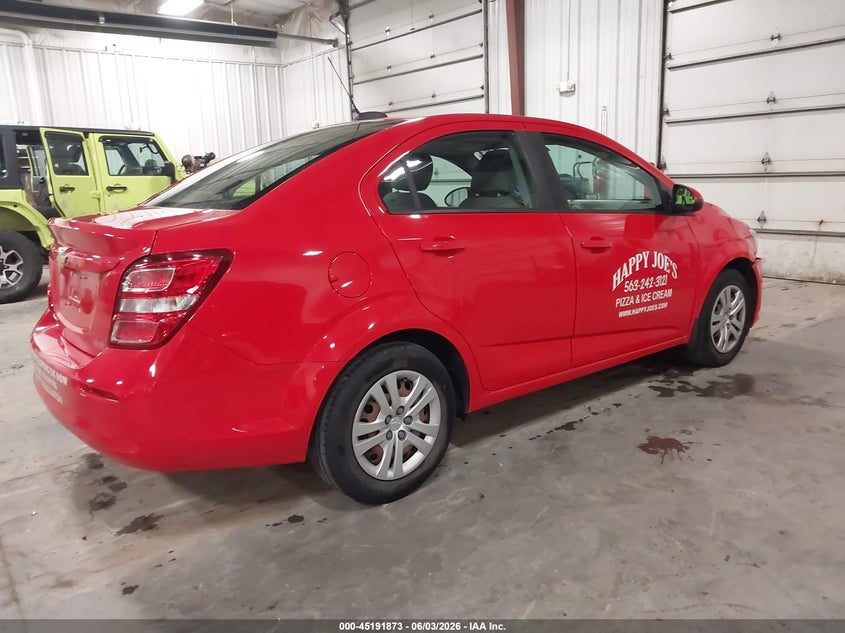 Vin: 1g1jb5sh3j4124068, lot: 45689601, chevrolet sonic ls auto 20184