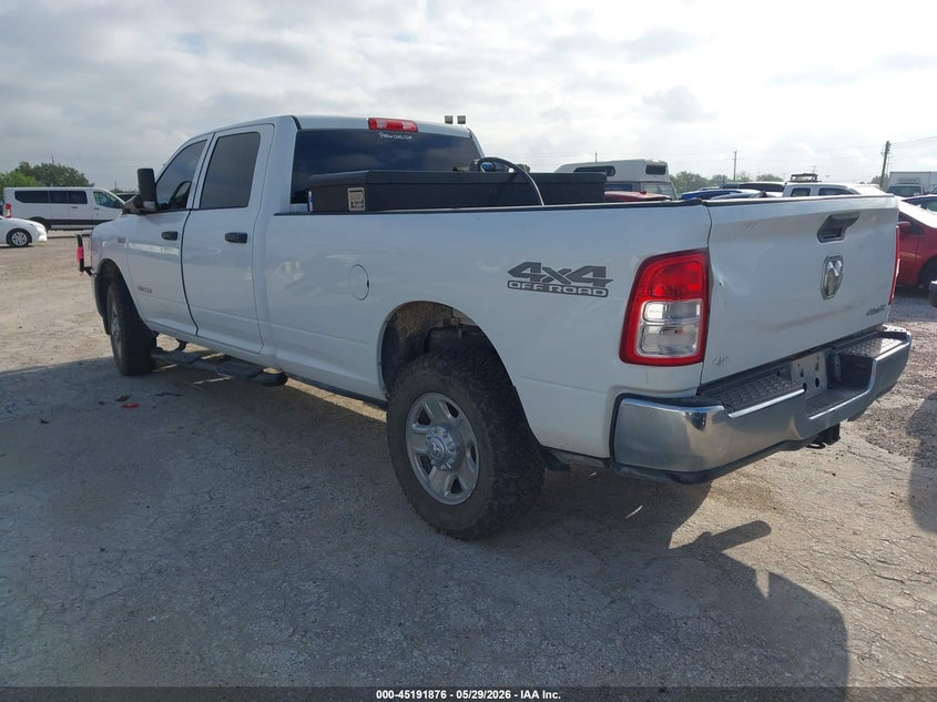 Vin: 3c6ur5hjxng343765, lot: 45689604, ram 2500 tradesman  4x4 8' box 20223