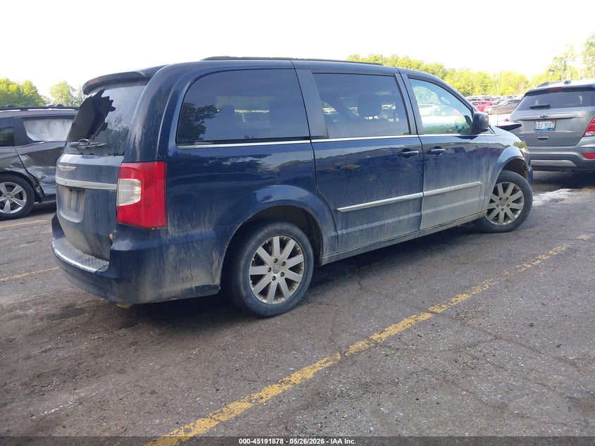 Vin: 2c4rc1bg3gr238309, lot: 45689606, chrysler town & country touring 20164
