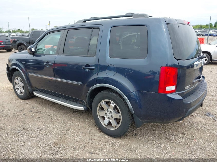 Vin: 5fnyf4h92bb037700, lot: 45689677, honda pilot touring 20113