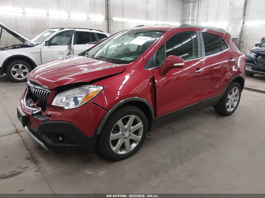 Vin: kl4cjgsb3gb589104, lot: 45689723, buick encore leather 20162
