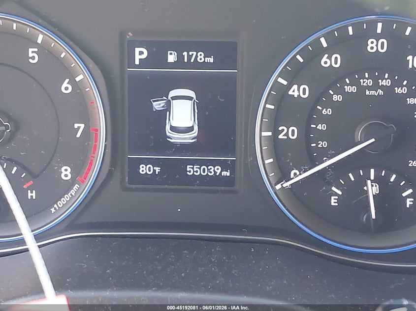 2021 Hyundai Kona Sel VIN: KM8K2CAA5MU611860 Lot: 45192081