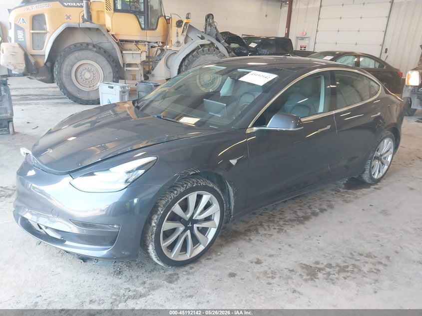 Vin: 5yj3e1eb6jf116613, lot: 45689870, tesla model 3 long range/performance 20182