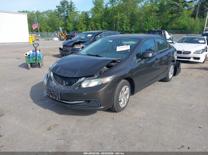2013 Honda Civic Lx 2HGFB2F55DH577449 photo 1