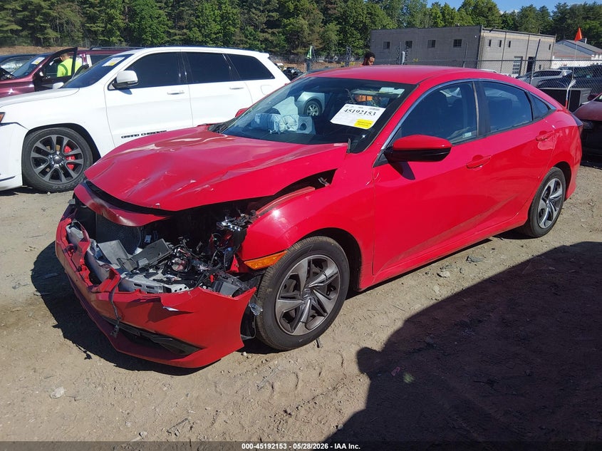 2020 Honda Civic Lx 2HGFC2F63LH597459 photo 1