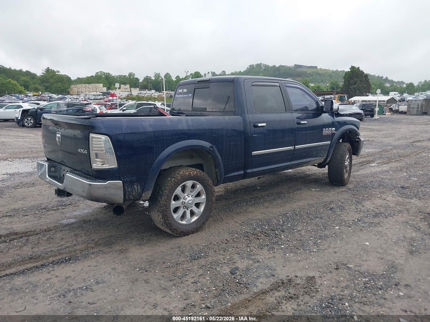 Vin: 3c6ur5flxdg614844, lot: 45689889, ram 2500 laramie 20134