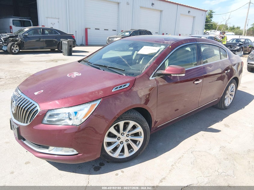 Vin: 1g4gb5g34ff344826, lot: 45689916, buick lacrosse leather 20152