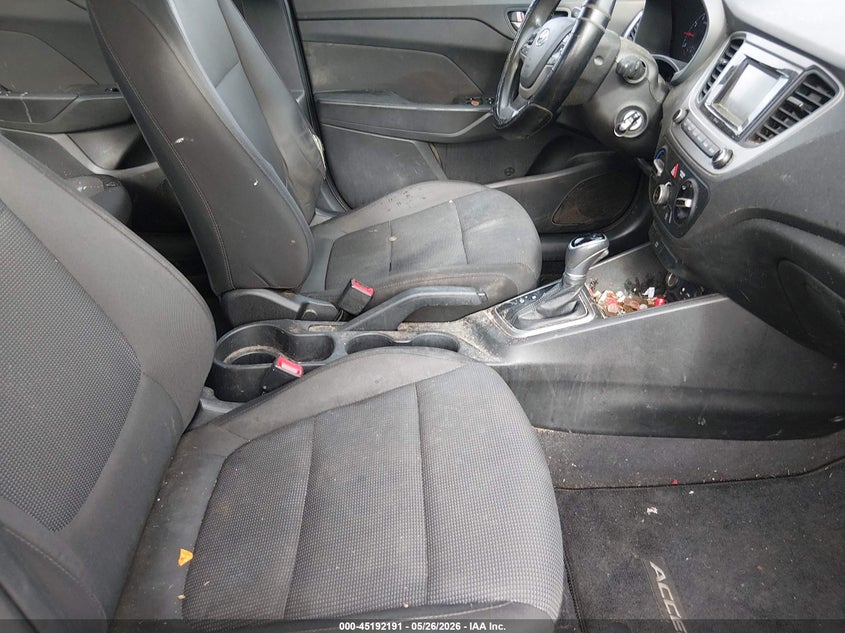 2019 HYUNDAI ACCENT SEDAN 1.6L I-4 DI, DOHC, VVT, 130HP