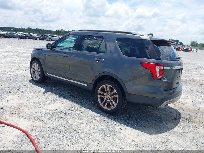 Vin: 1fm5k7d87hgc17777, lot: 45689929, ford explorer xlt 20173