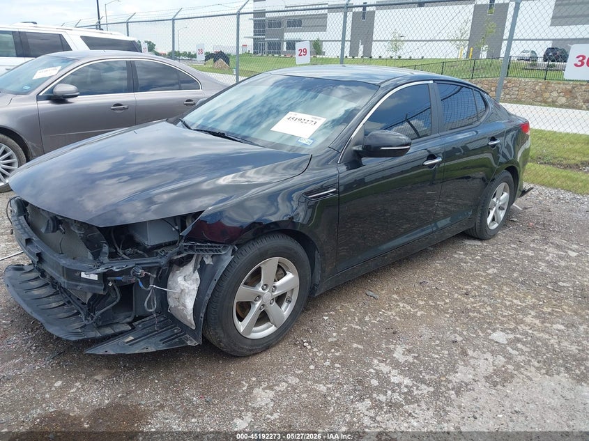 Vin: 5xxgm4a78fg489406, lot: 45690001, kia optima lx 20152