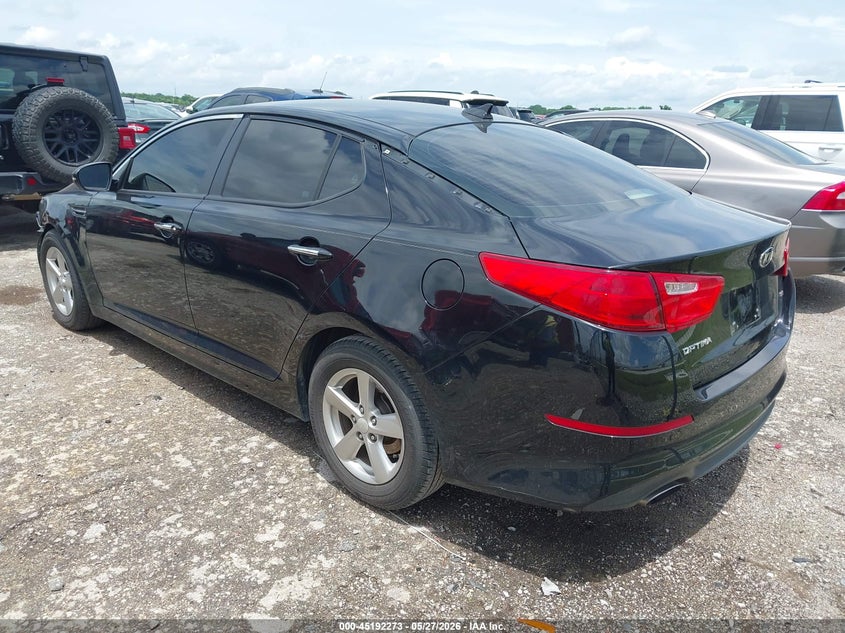 Vin: 5xxgm4a78fg489406, lot: 45690001, kia optima lx 20153