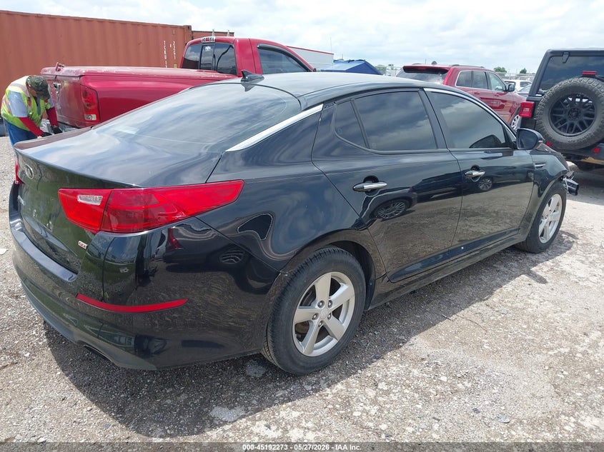Vin: 5xxgm4a78fg489406, lot: 45690001, kia optima lx 20154