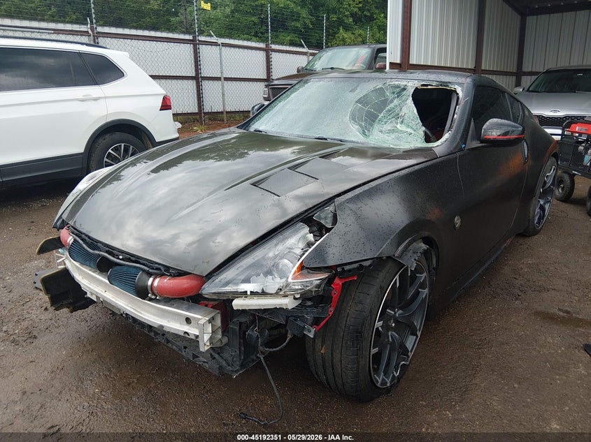 Vin: jn1az4eh1fm442550, lot: 45690079, nissan 370z nismo tech 20152