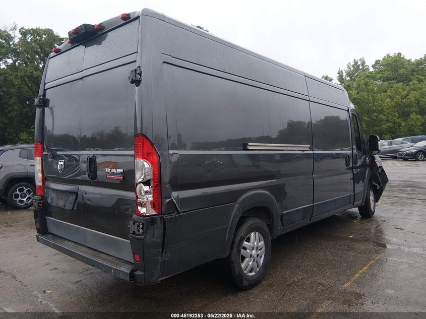 Vin: 3c6urvjg2fe506226, lot: 45690081, ram promaster 3500 high roof 20154