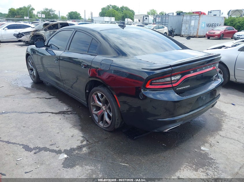 Vin: 2c3cdxhg5gh258844, lot: 45690133, dodge charger sxt 20163