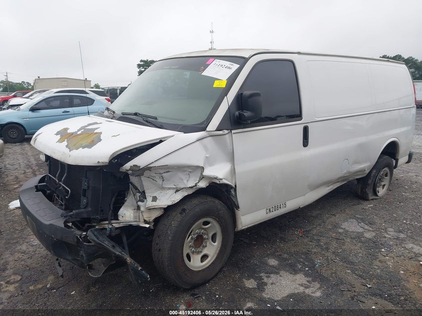 Vin: 1gcwgffa3b1125855, lot: 45690134, chevrolet express 2500 work van 20112