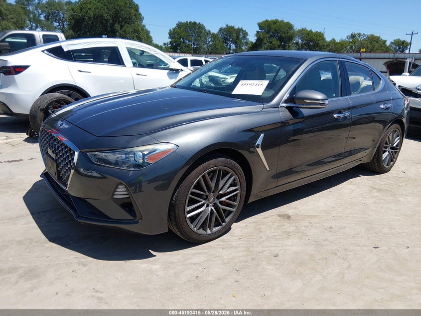 Vin: kmtg54le2ku023114, lot: 45690143, genesis g70 3.3t advanced 20192