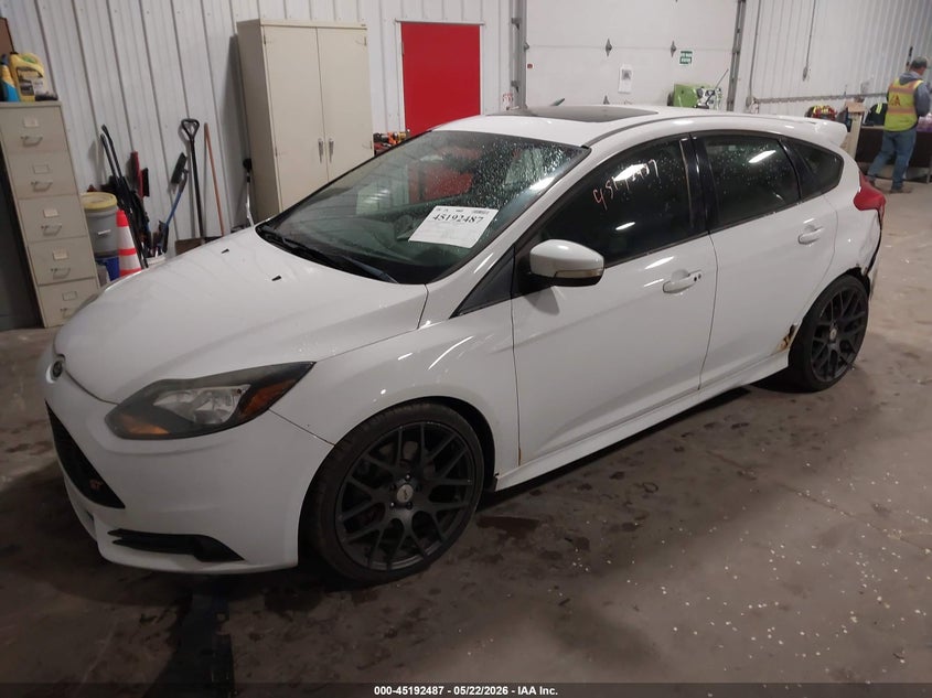 Vin: 1fadp3l98dl170352, lot: 45690216, ford focus st 20132