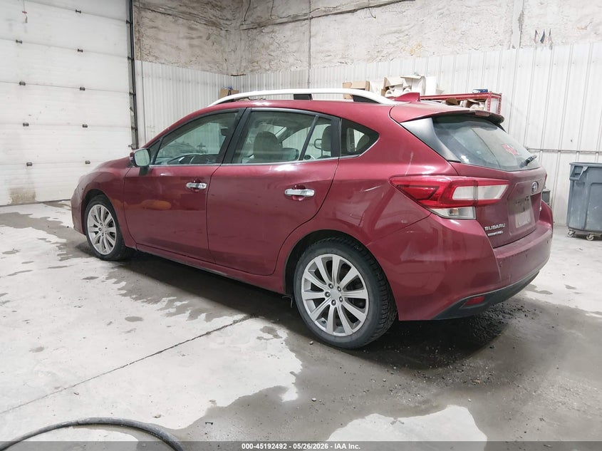 Vin: 4s3gtau65j3700140, lot: 45690220, subaru impreza 2.0i limited 20183