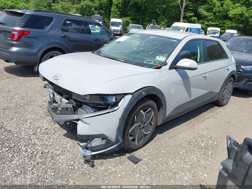Vin: km8kndaf7pu232842, lot: 45690237, hyundai ioniq 5 sel 20232