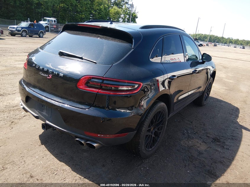 Vin: wp1ab2a56flb53802, lot: 45690324, porsche macan s 20154