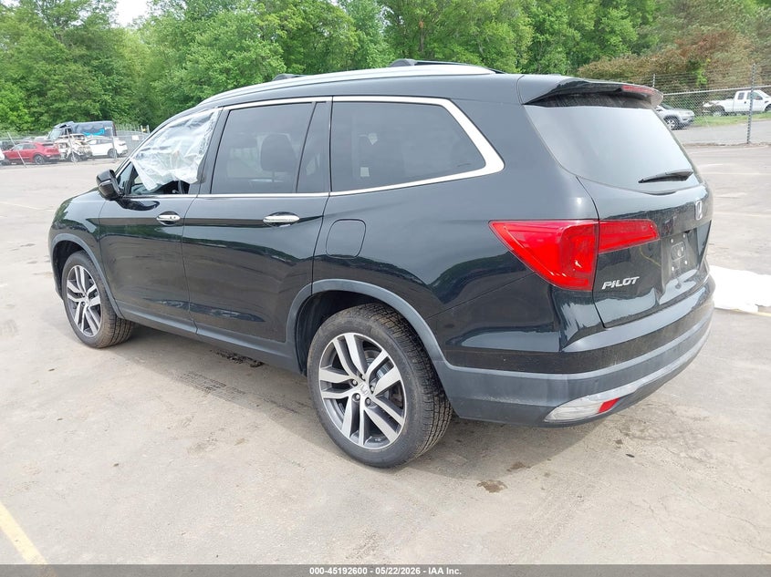 Vin: 5fnyf6h92gb098533, lot: 45690328, honda pilot touring 20163