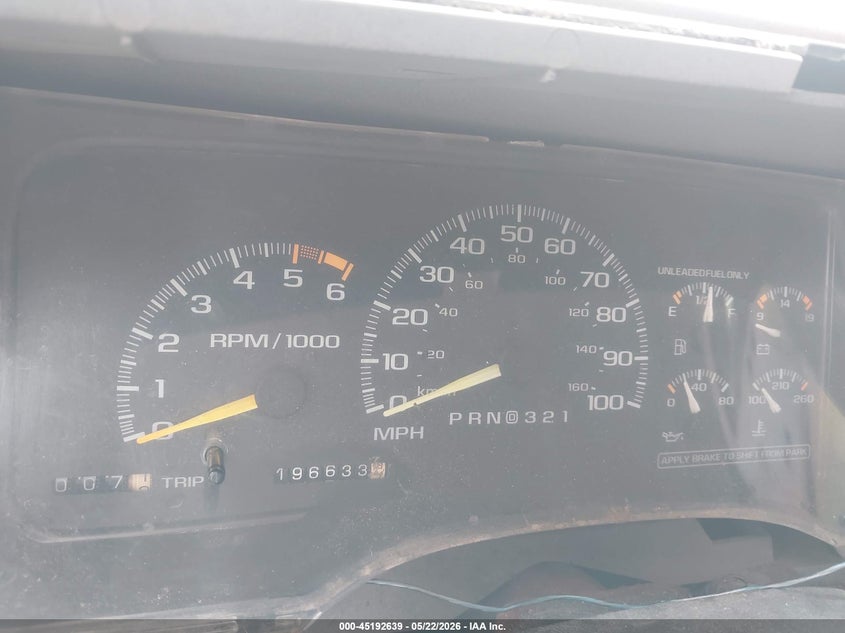 1996 Chevrolet Gmt-400 K1500 VIN: 2GCEK19R3T1200743 Lot: 45192639
