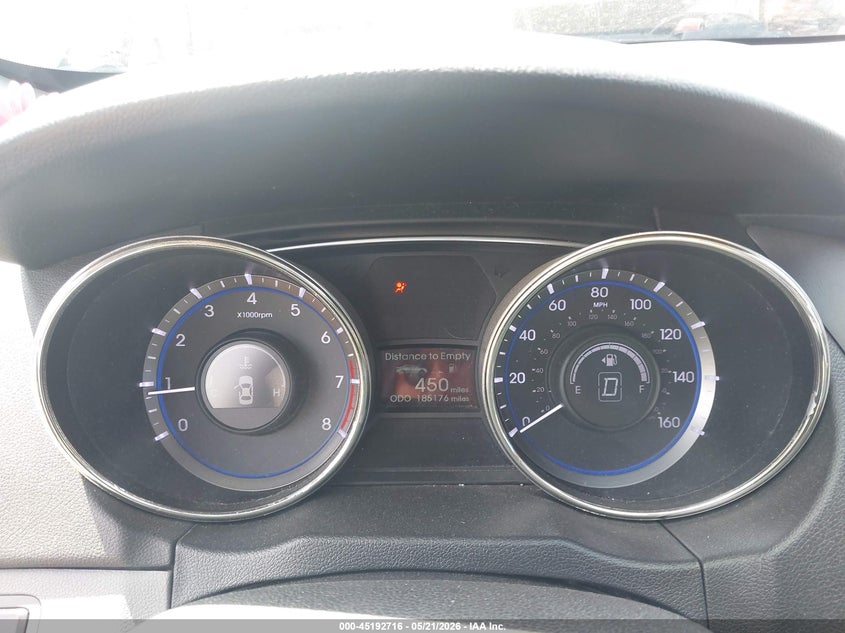 2011 HYUNDAI SONATA SEDAN 2.4L I-4 DI, DOHC, VVT, 200HP