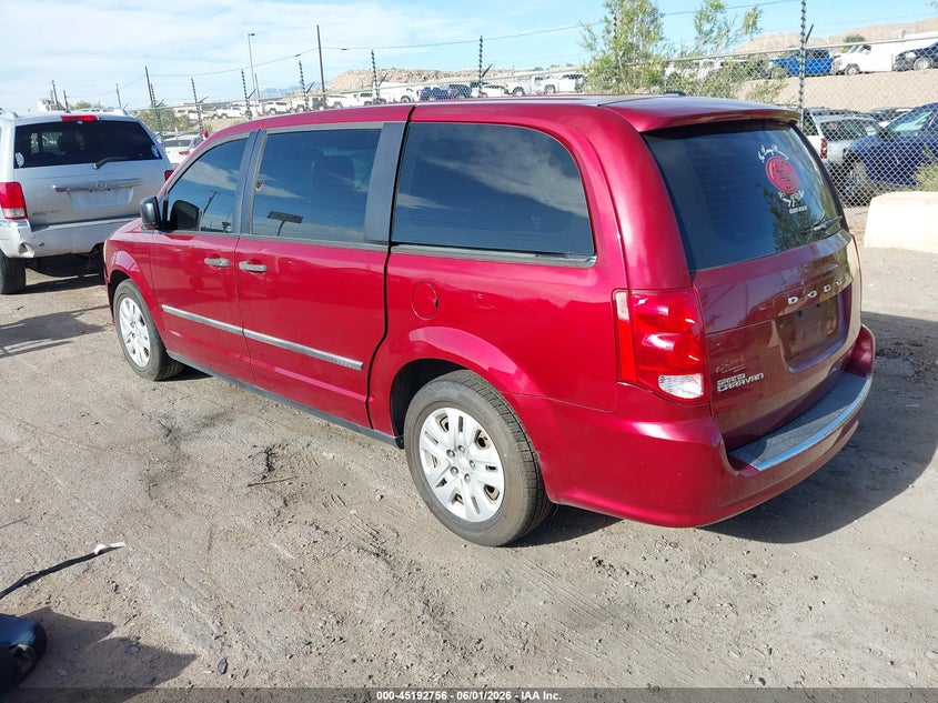 Vin: 2c4rdgbg3er473614, lot: 45690484, dodge grand caravan american value pkg 20143