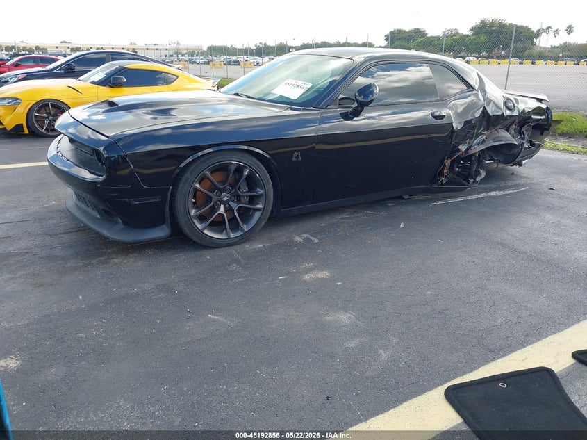 Vin: 2c3cdzfj7mh624101, lot: 45690584, dodge challenger r/t scat pack 20212