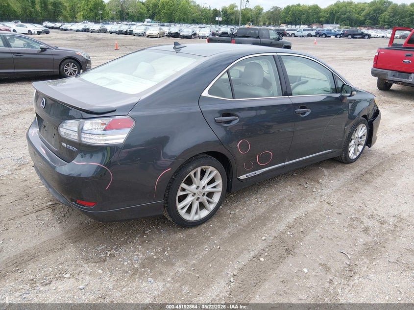 Vin: jthbb1ba3a2025534, lot: 45690592, lexus hs 250h premium 20104