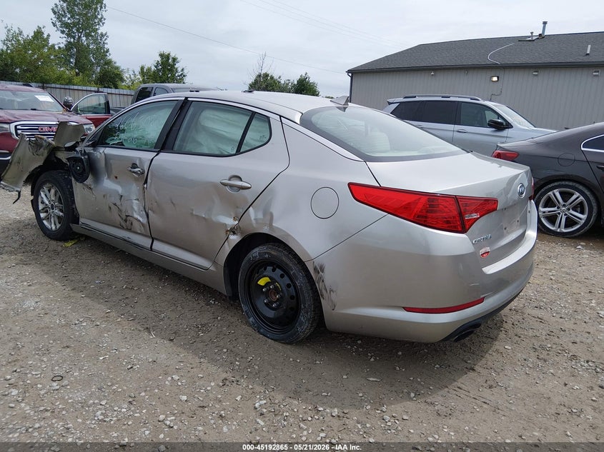 Vin: knagm4a71b5162633, lot: 45690593, kia optima lx 20113
