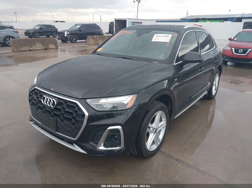 Vin: wa1e2afyxn2084160, lot: 45690776, audi q5 premium plus 55 tfsi e s line quattro s tronic 20222