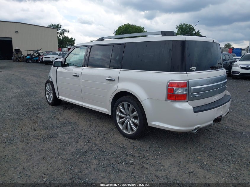 Vin: 2fmgk5d88hba07810, lot: 45690805, ford flex limited 20173