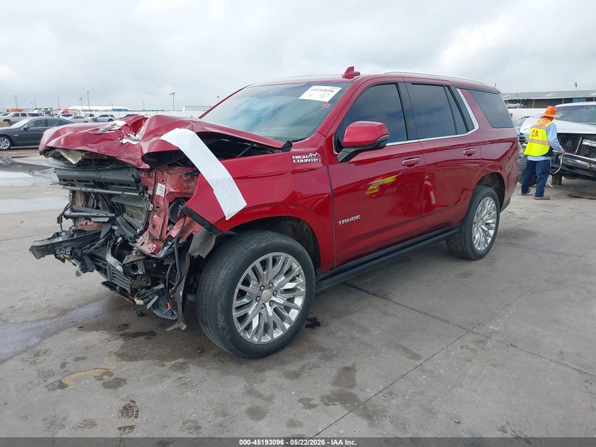 Vin: 1gnsktkt7pr449149, lot: 45690824, chevrolet tahoe 4wd high country 20232
