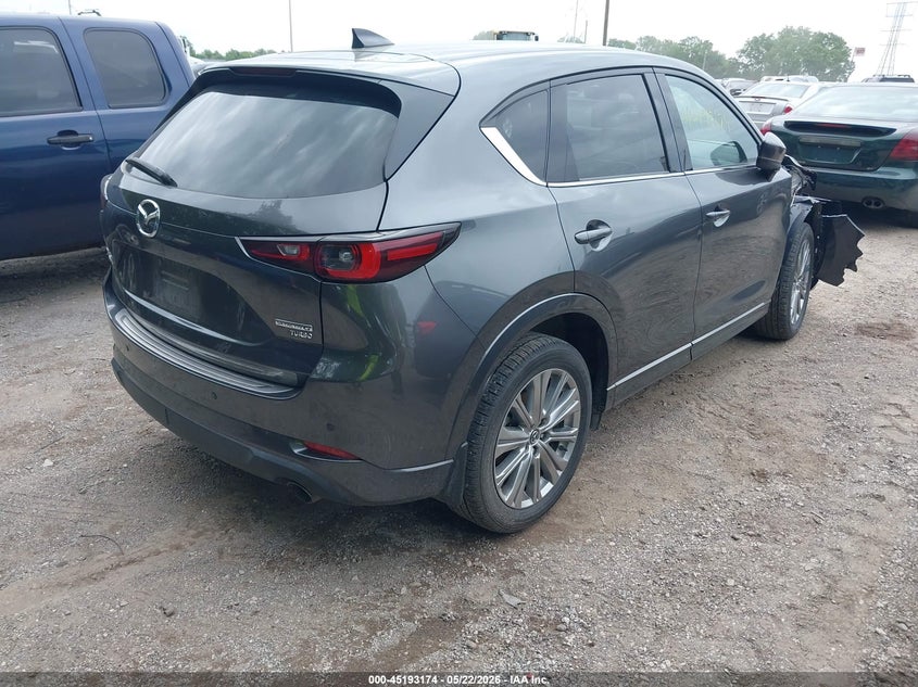 Vin: jm3kfbxy2n0631099, lot: 45690902, mazda cx-5 2.5 turbo signature 20224
