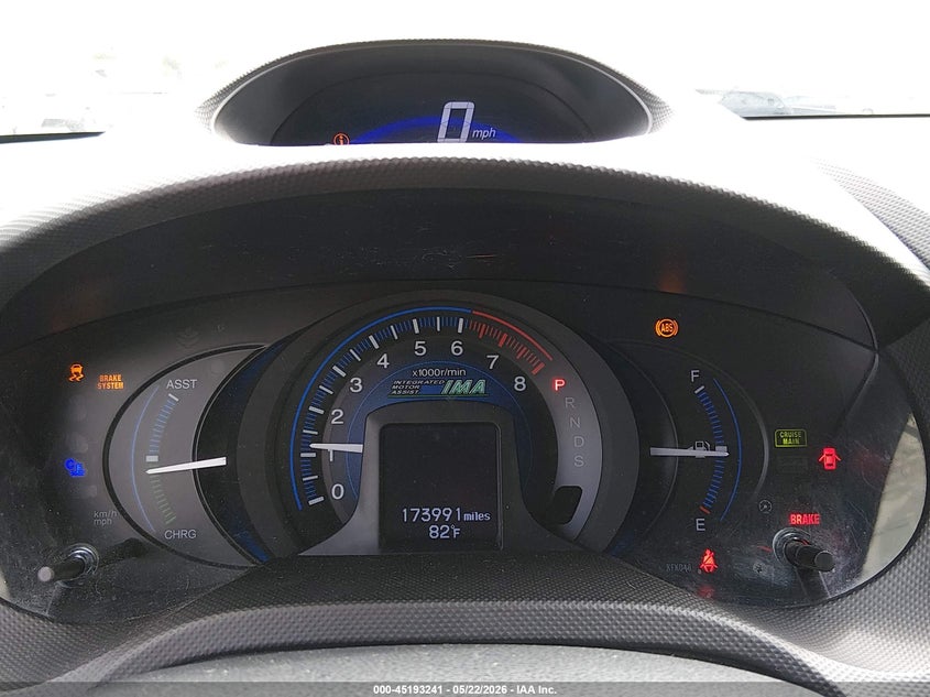 2014 Honda Insight Ex VIN: JHMZE2H73ES001742 Lot: 45193241