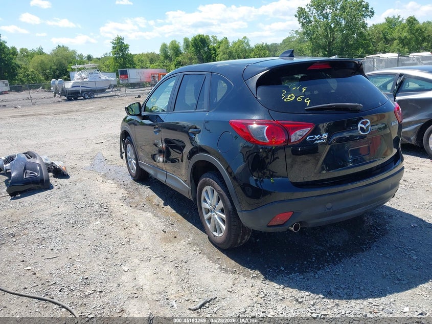 Vin: jm3ke4cy1f0434897, lot: 45690997, mazda cx-5 touring 20153
