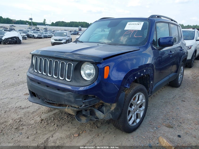 2017 JEEP RENEGADE SPORT UTILITY VEHICLE 2.4L I-4 VVT, 180HP