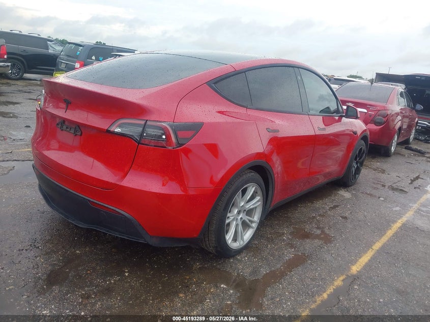 Vin: 5yjygaee6mf201417, lot: 45691017, tesla model y long range dual motor all-wheel drive 20214