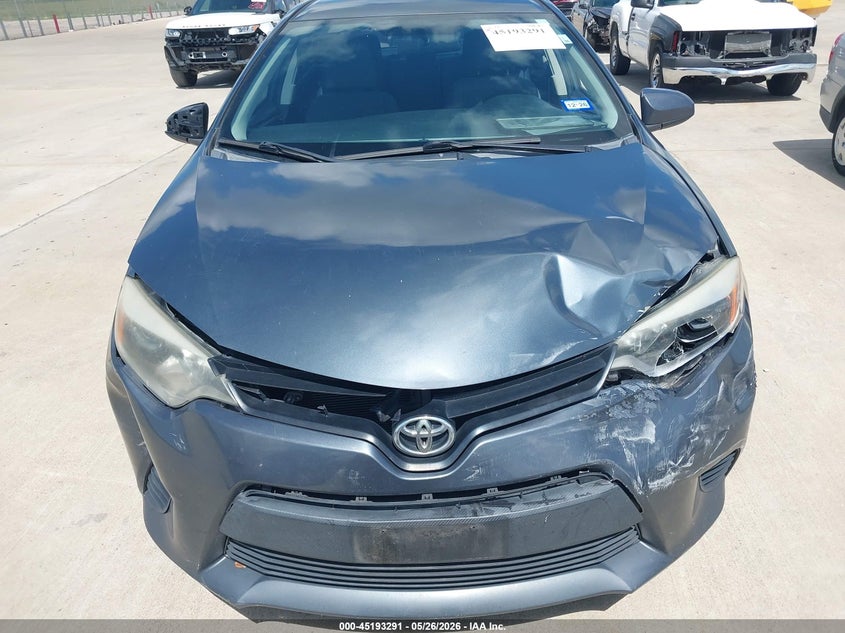 2014 TOYOTA COROLLA SEDAN 1.8L I-4 DOHC, VVT, 132HP