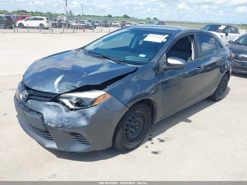 2014 TOYOTA COROLLA SEDAN 1.8L I-4 DOHC, VVT, 132HP
