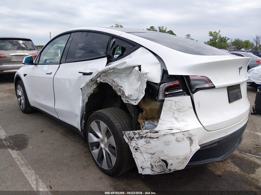 Vin: 7saygdee7nf309146, lot: 45691032, tesla model y long range dual motor all-wheel drive 20223