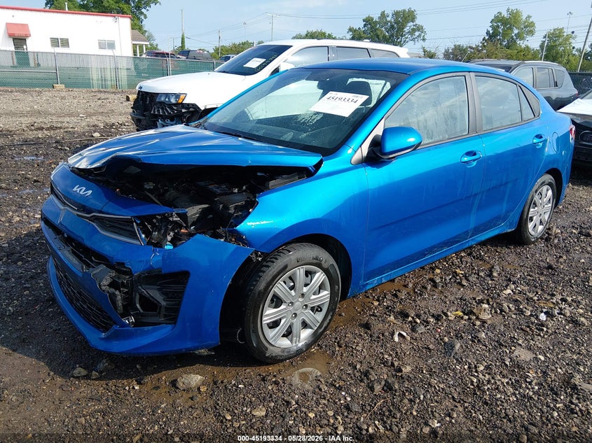 Vin: 3kpa24ad8pe618689, lot: 45691062, kia rio s 20232