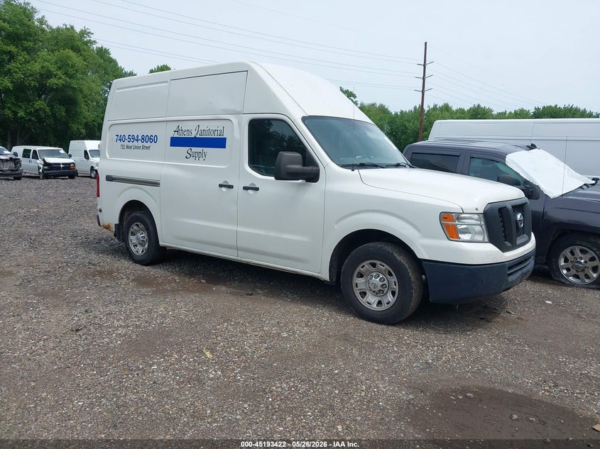 2012 NISSAN NV 2500 NV2500 HD S V6