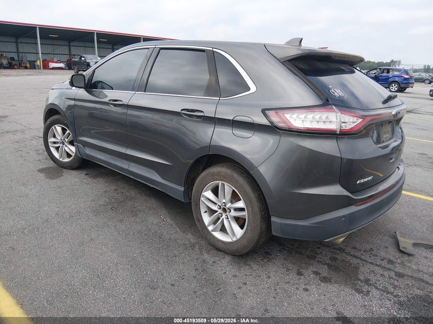 Vin: 2fmtk3j85fbb11286, lot: 45691237, ford edge sel 20153