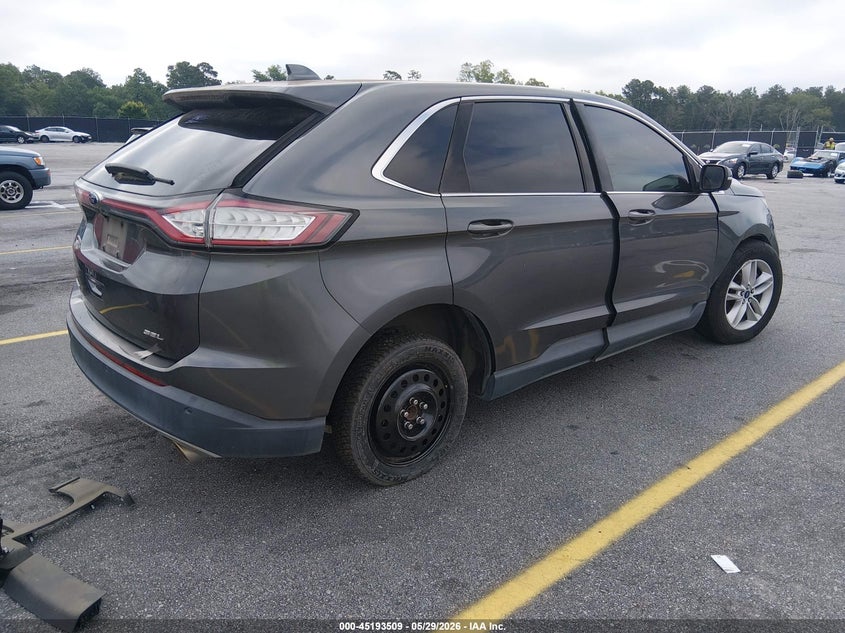 Vin: 2fmtk3j85fbb11286, lot: 45691237, ford edge sel 20154