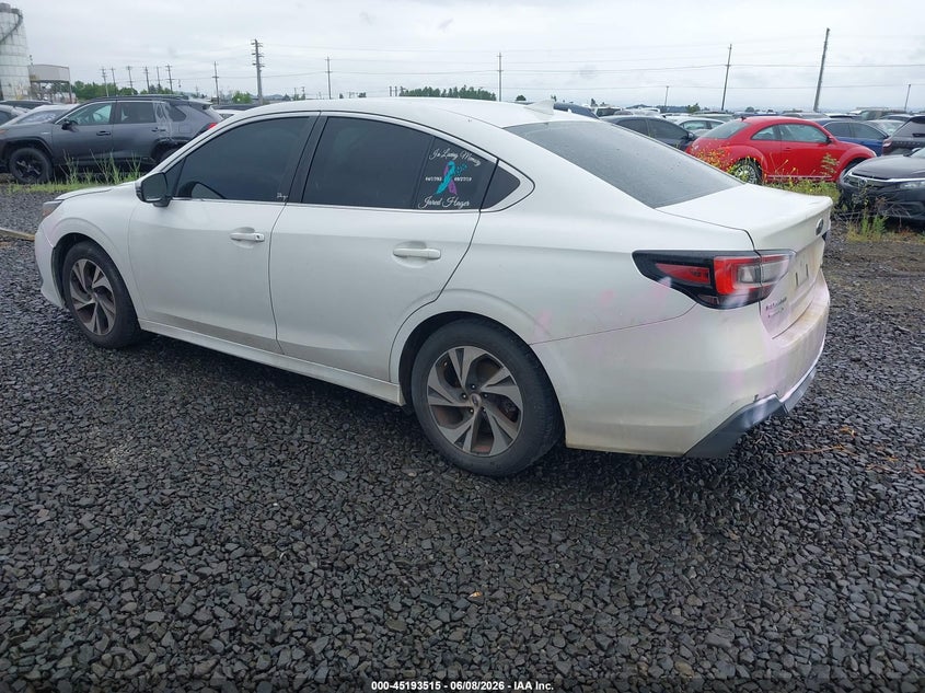 Vin: 4s3bwae65l3014084, lot: 45691243, subaru legacy premium 20203