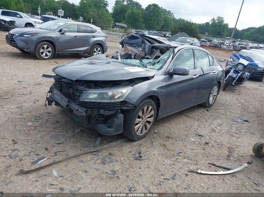 2015 Honda Accord Ex-L V-6 1HGCR3F82FA000944 photo 1